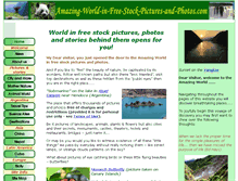 Tablet Screenshot of amazing-world-in-free-stock-pictures-and-photos.com